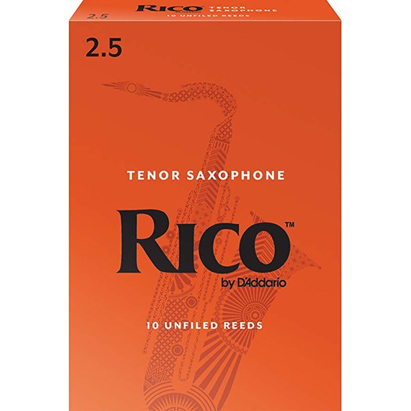 D'Addario Rico RKA1025 Tenor Saxophone Reeds - Strength 25 - 1 Piece